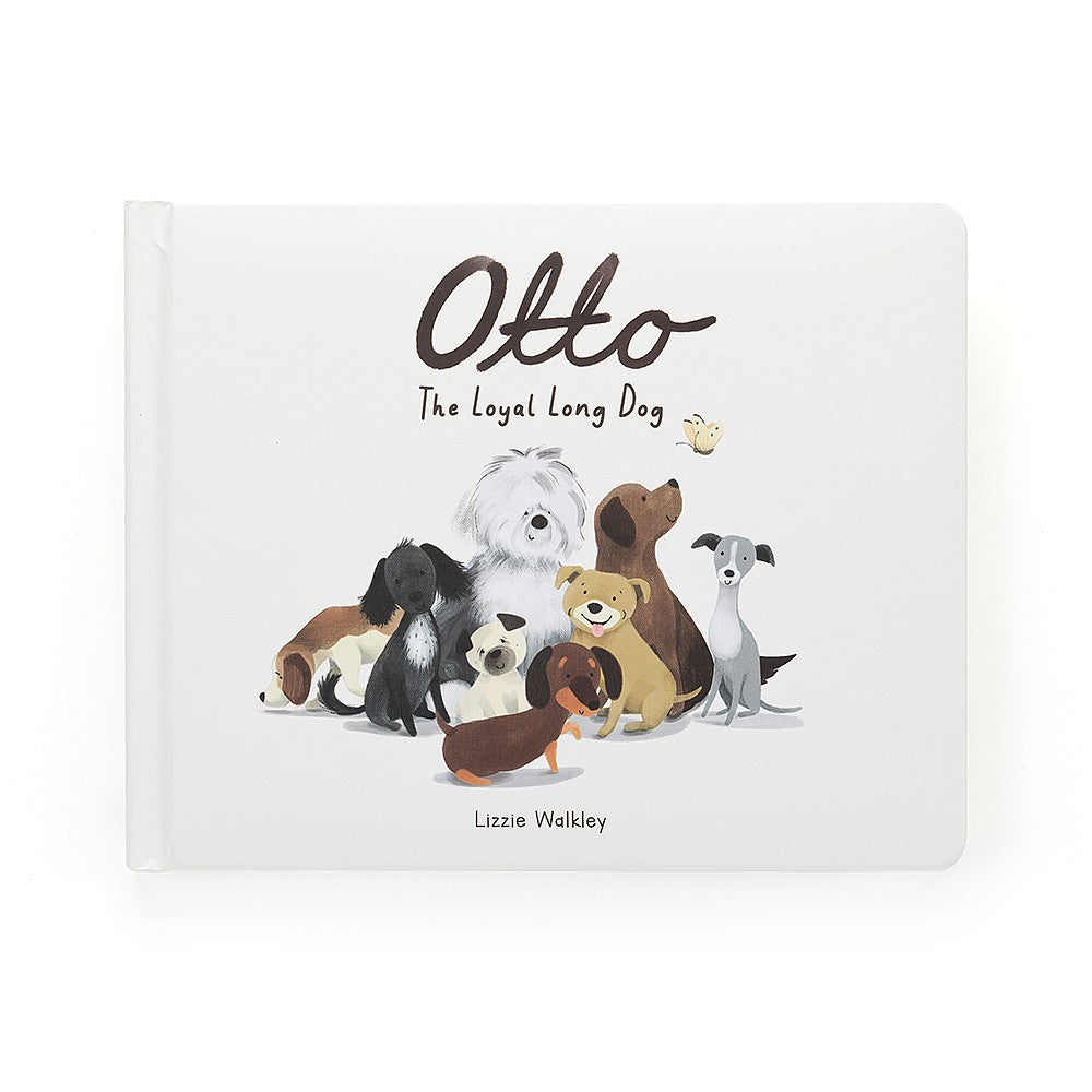 Jellycat Otto the Loyal Long Dog Book  BK4OD