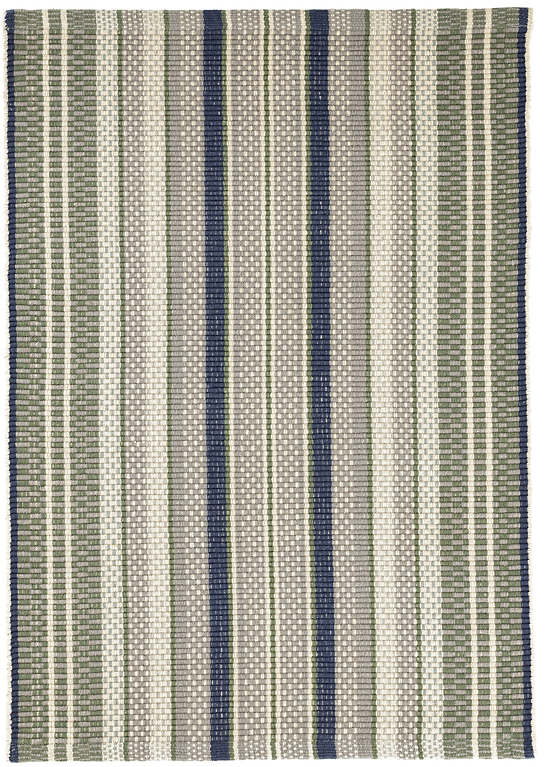 Bay Stripe Cotton Rug*