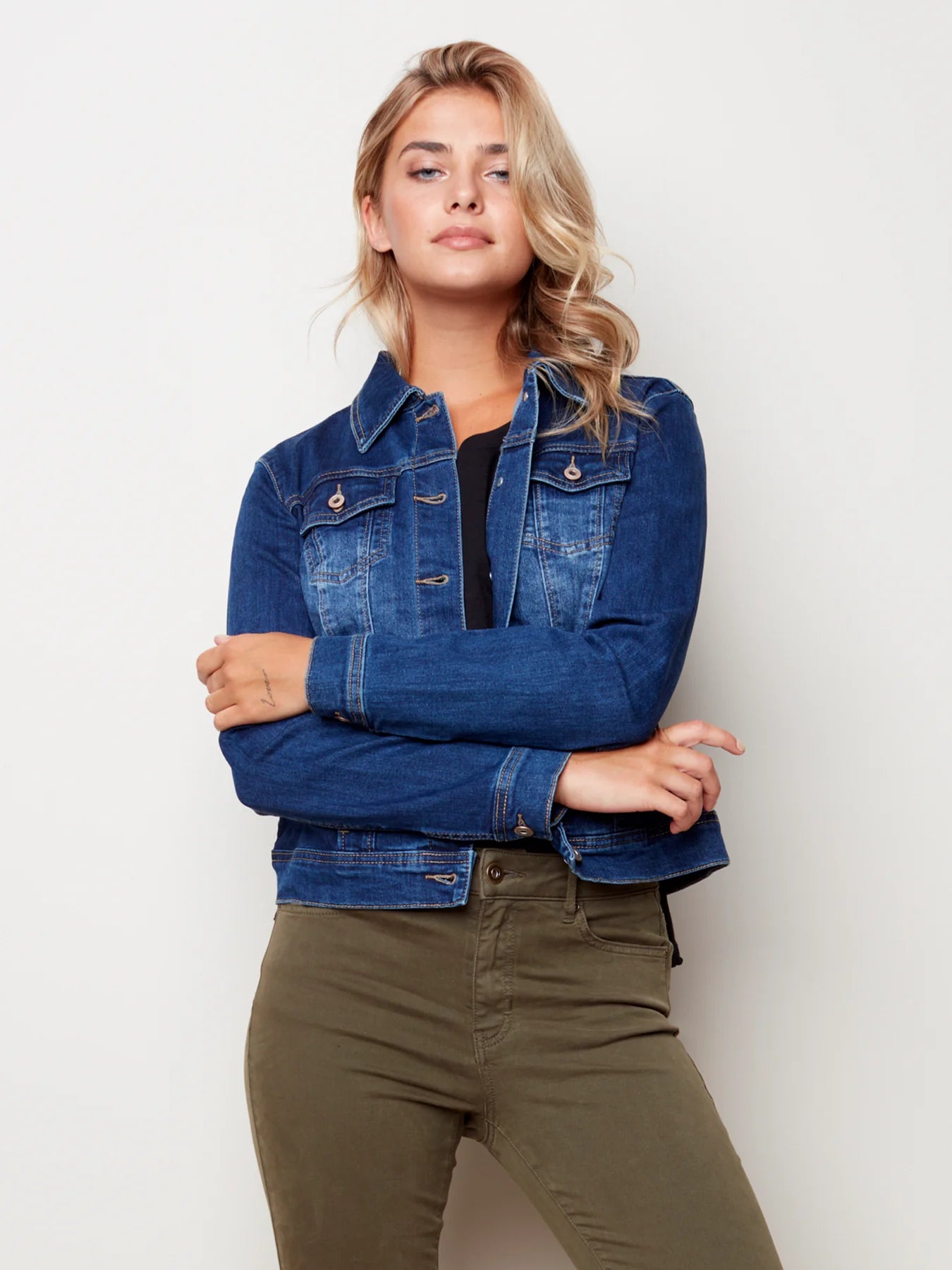 Charlie B Jean Jacket  C6302S-431A  Indigo