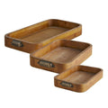 47th & Main Wood Tray with Handles  CMR245