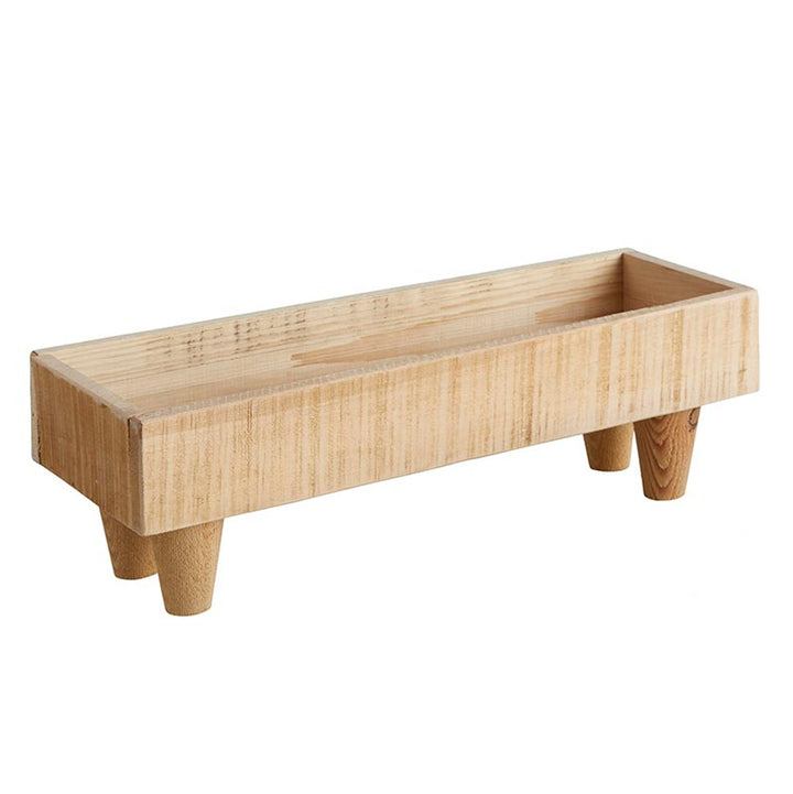 47th & Main Wooden Planter with Feet  CMR351  Large
