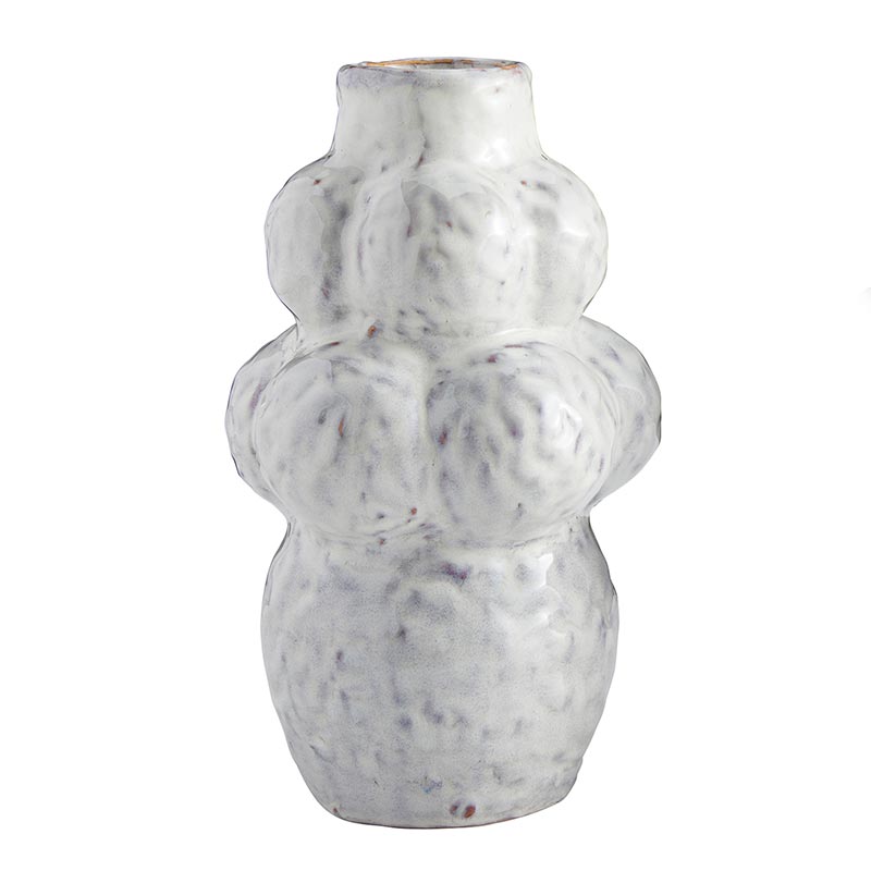47th & Main White Bubble Vase  DMR569