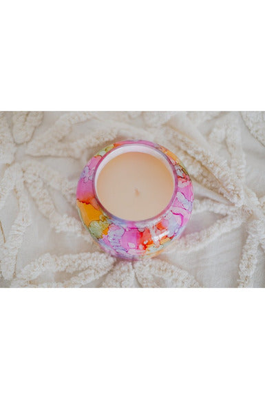 Capri Blue Volcano 19oz Rainbow Watercolor Jar