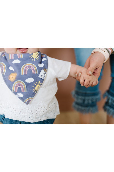Copper Pearl Bandana Bib Set of 4     Hope