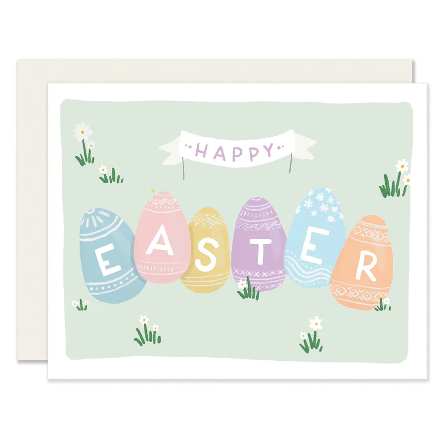 Paper E Clips Happy Easter Card