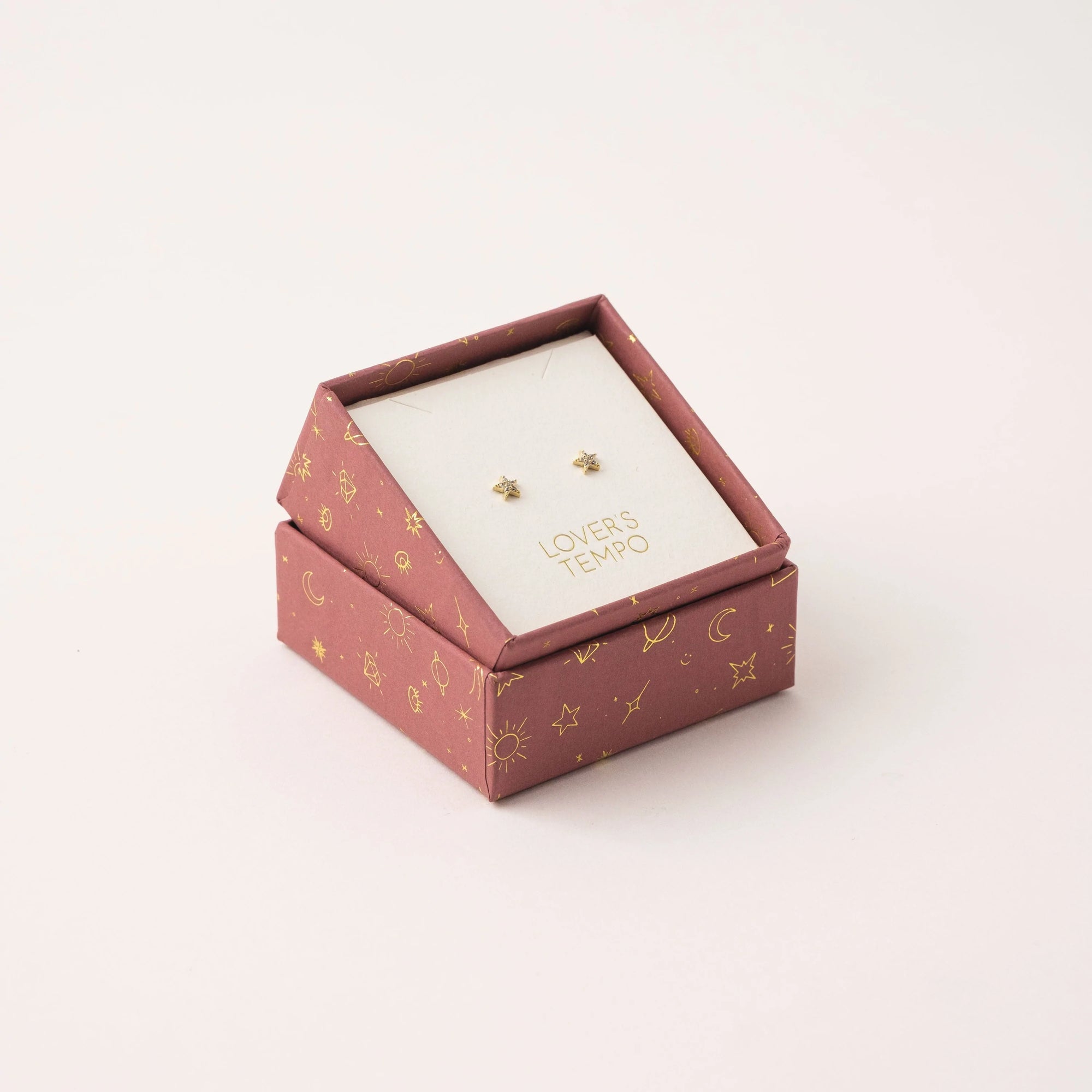 Lovers Tempo Boxed Crystal Star Stud Earring*