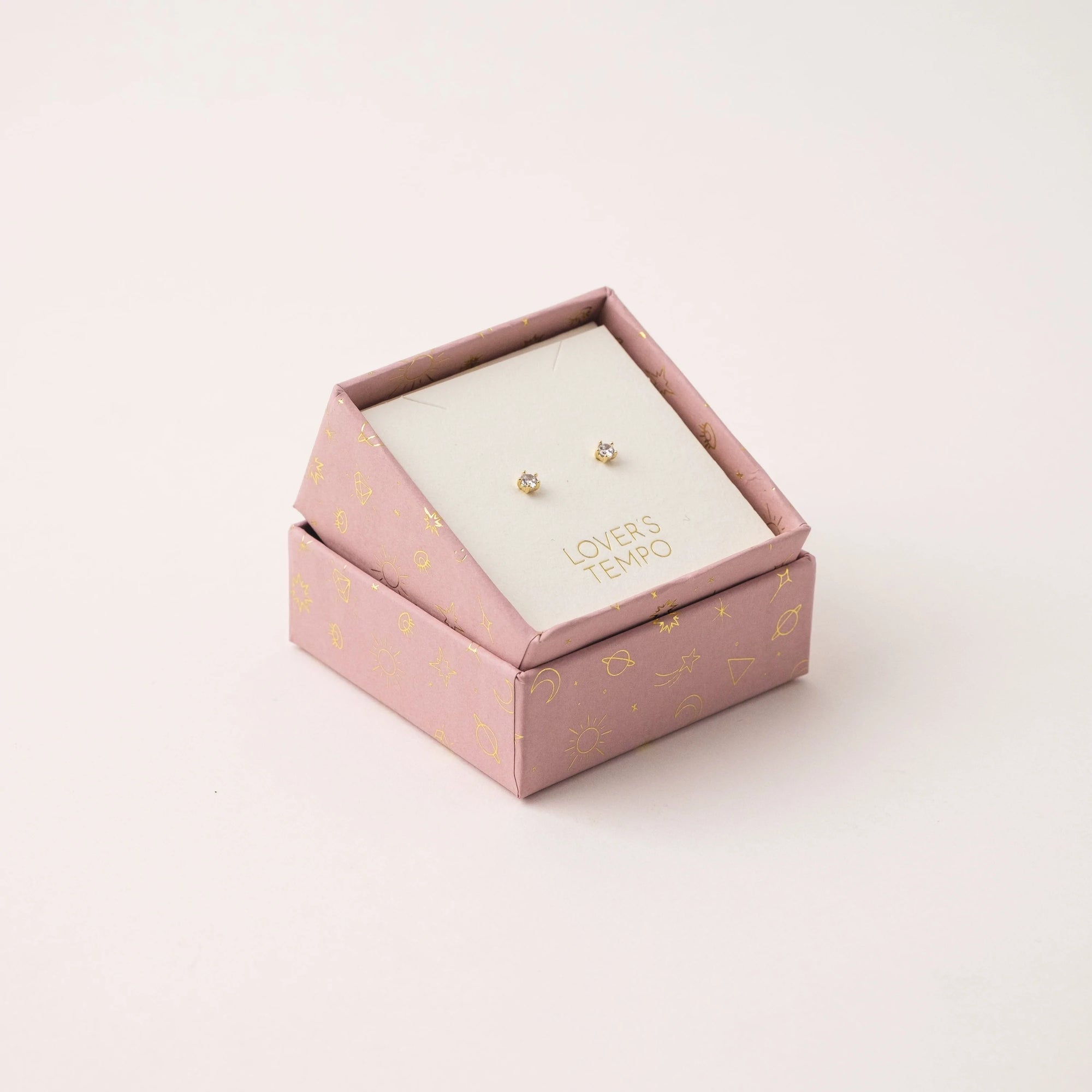 Lovers Tempo Boxed Cubic Zirconia Stud Earrings*