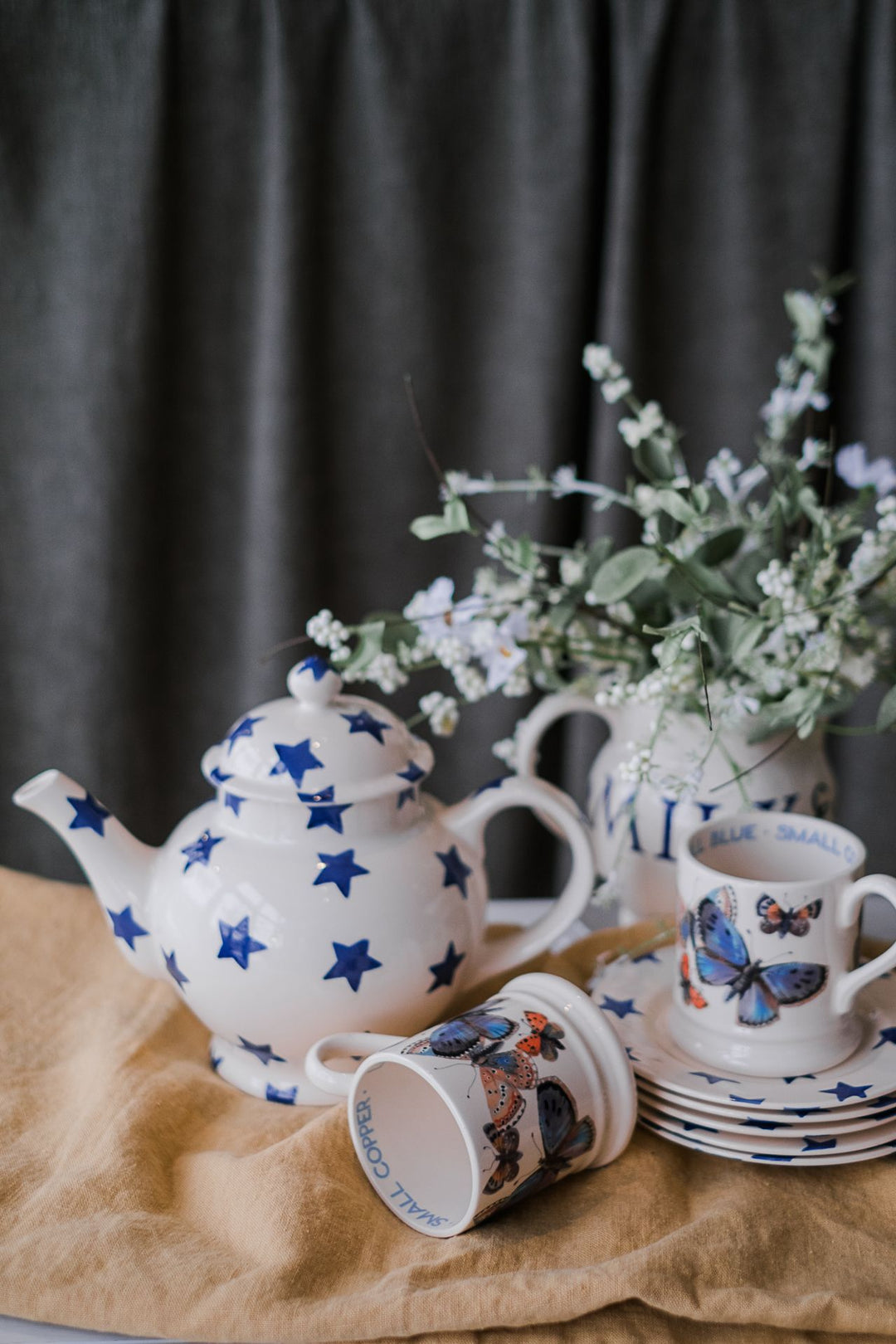 Emma Bridgewater Blue Stars 4 Cup Teapot*