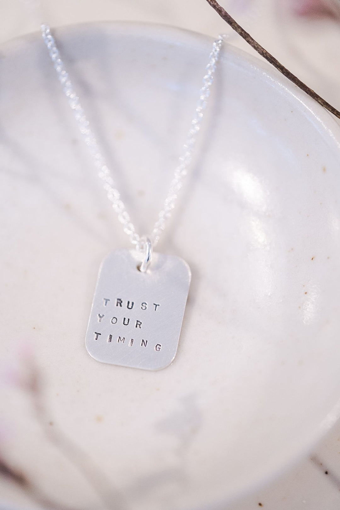 Andrea Waines Square Necklace on Chain N249*