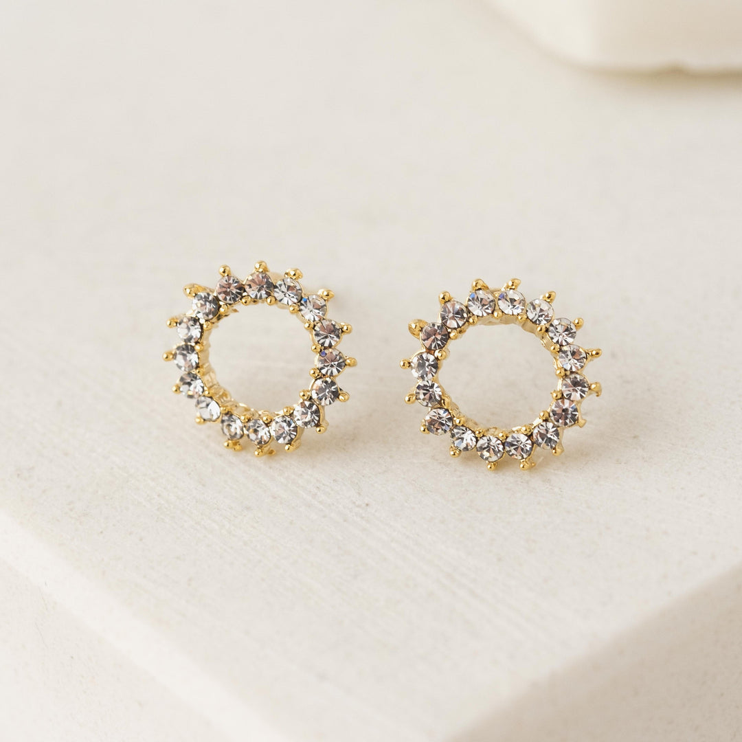 Lovers Tempo Halo Stud Earrings