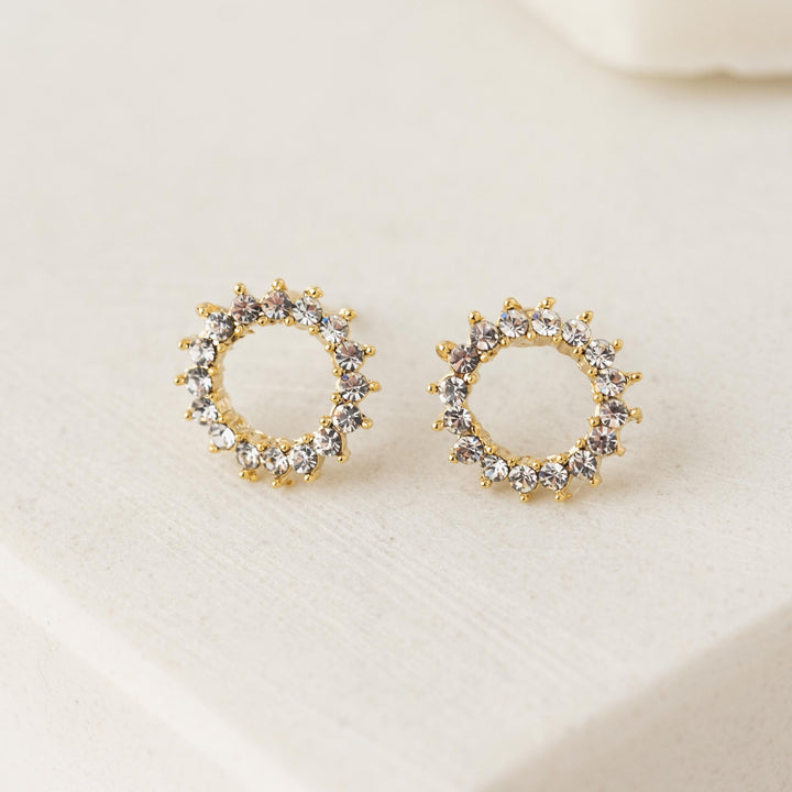Lovers Tempo Halo Stud Earrings