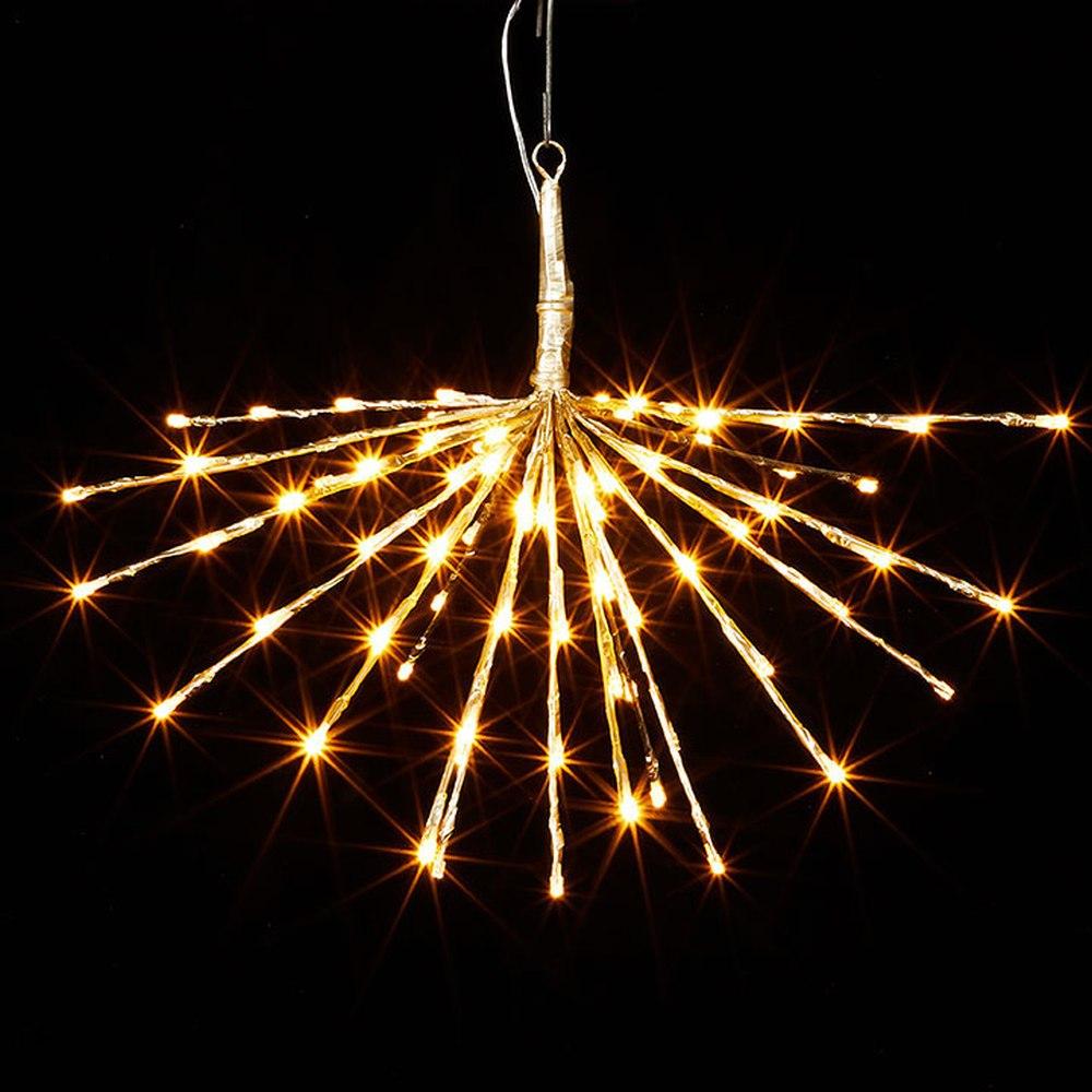 Raz 18" Champagne Starburst Warm White Twinkle Light*