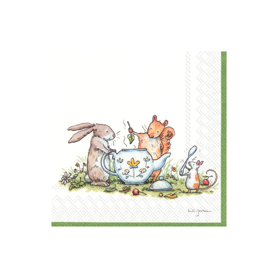 Ihr Luncheon Napkin  -  Tea Party