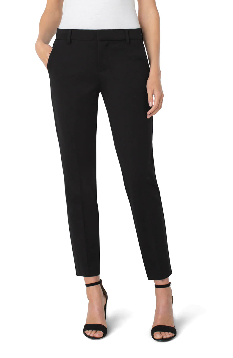 Liverpool Kelsey Knit Trouser Black  LM5084M42