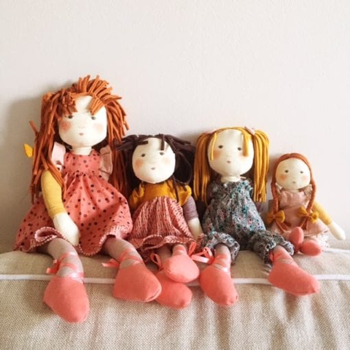Moulin Roty  Les Rosalies Violette Rag Doll  710525