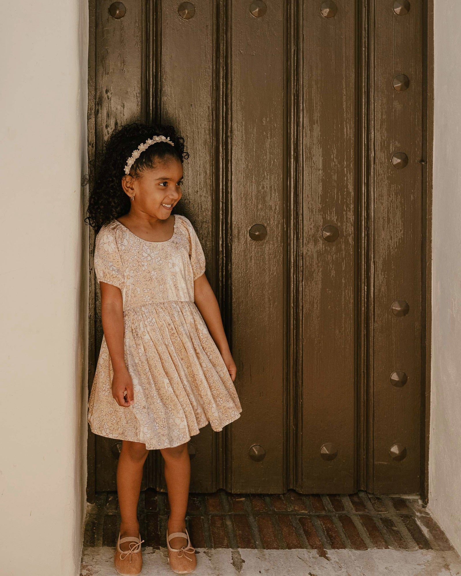 Noralee Girls Luisa Dress  NL039 Antique Floral *