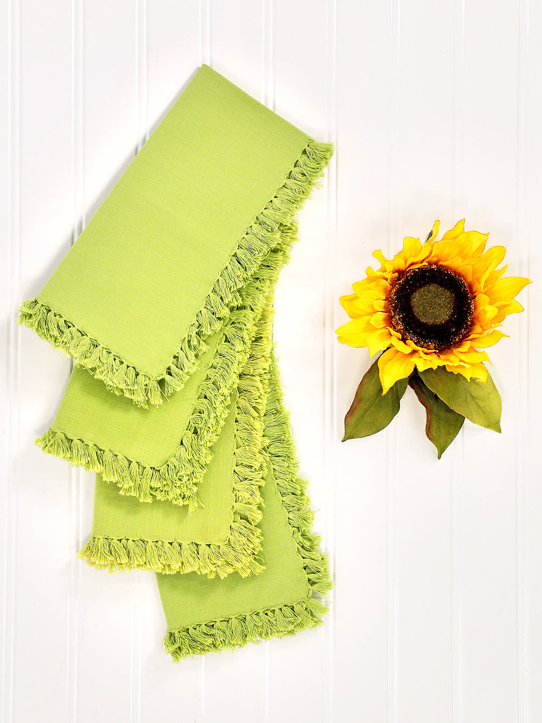 April Cornell Essential Napkin Set/4  Light Green