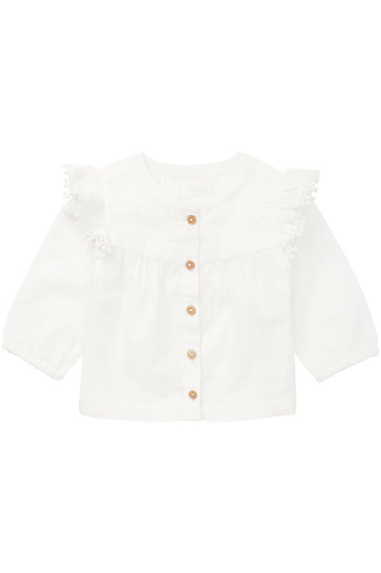 Noppies Baby Girl Swiss Dot Blouse    1410110   Snow White