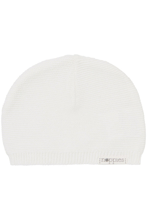 Noppies Unisex Baby Beanie Hat 67333 White Preemie **