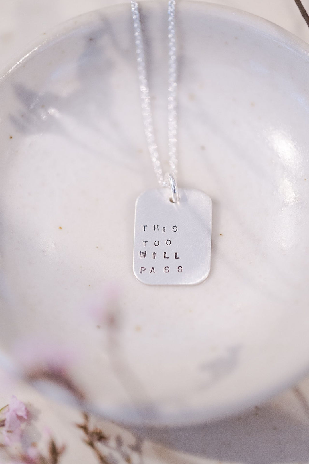 Andrea Waines Square Necklace on Chain N249*