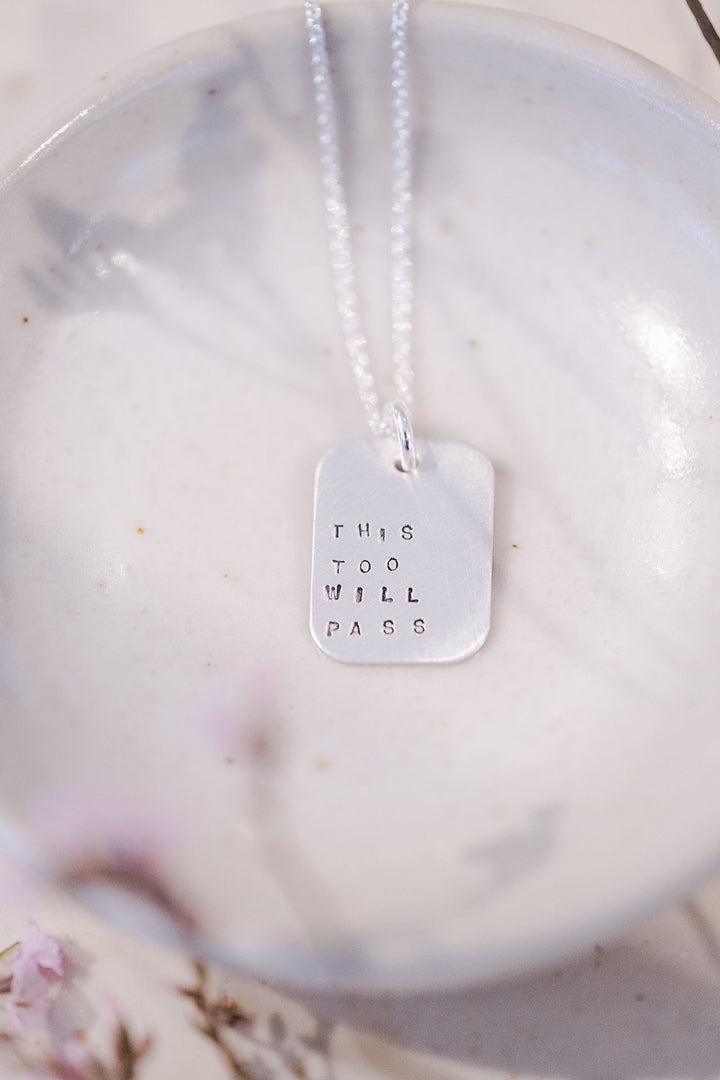 Andrea Waines Square Necklace on Chain N249*