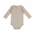 Loved Baby Long Sleeve Bodysuit    0R331    Oatmeal