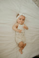 Loved Baby Baby Girl Criss-Cross Bodysuit  ORP322  Stone Flower