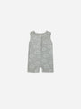 Quincy Mae Baby Ribbed Henley Romper  QM284CIEL  Clouds