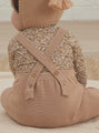 Quincy Mae Baby Knit Overall  QM057BOR  Blush