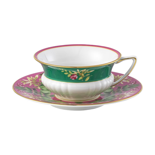 Wedgwood Pink Lotus Wonderlust Cup and Saucer*