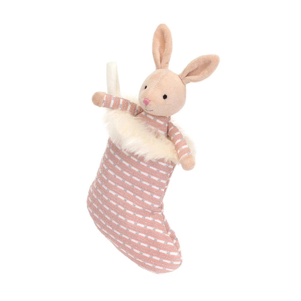 Jellycat Shimmer Stocking Bunny SHIM4SB