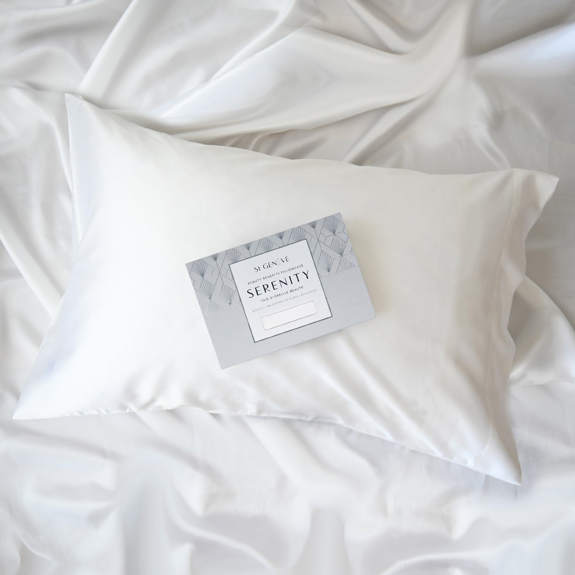 St. Geneve Serenity Silk & Cotton Pillowcase