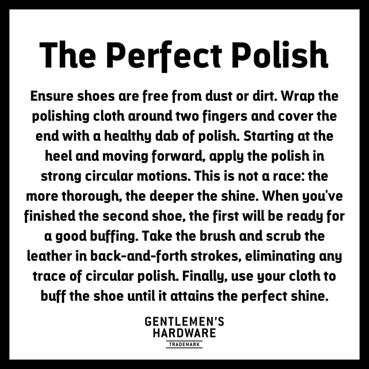 Gentlemen's Hardware Travel Shoe Shine Tin  GEN352
