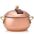 Thymes Simmered Cider 3 Wick Copper Pot.