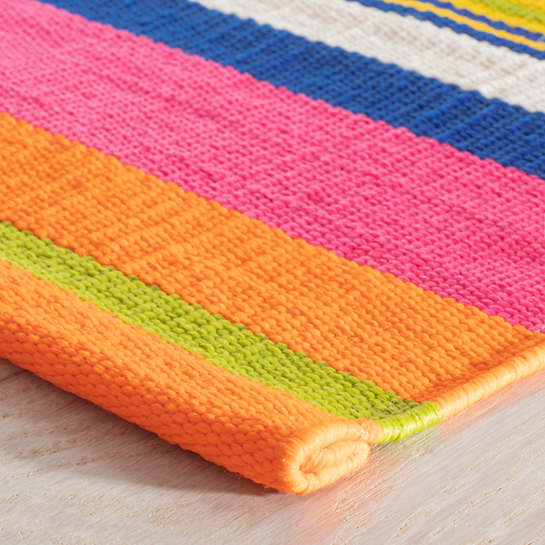 Sunny Stripe Multi Indoor/Outdoor Rug*