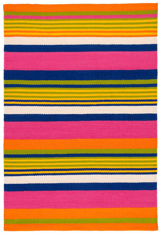 Sunny Stripe Multi Indoor/Outdoor Rug*