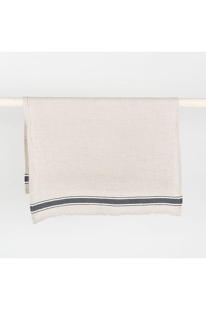 Pokoloko Linen Hand Towel - THTN1 Black