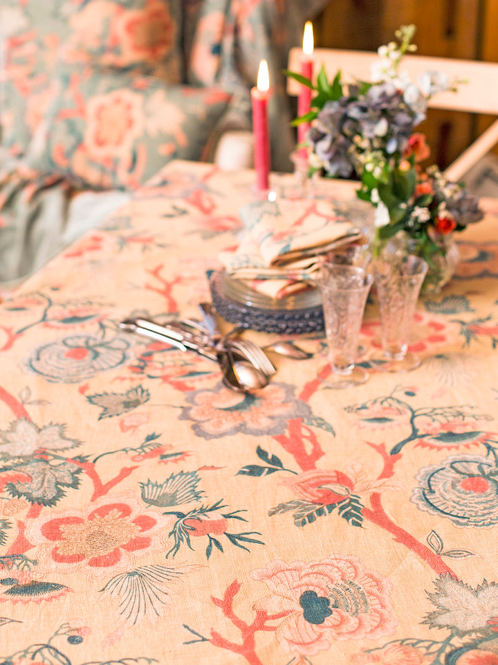 April Cornell Odyssey Linen Tablecloth*