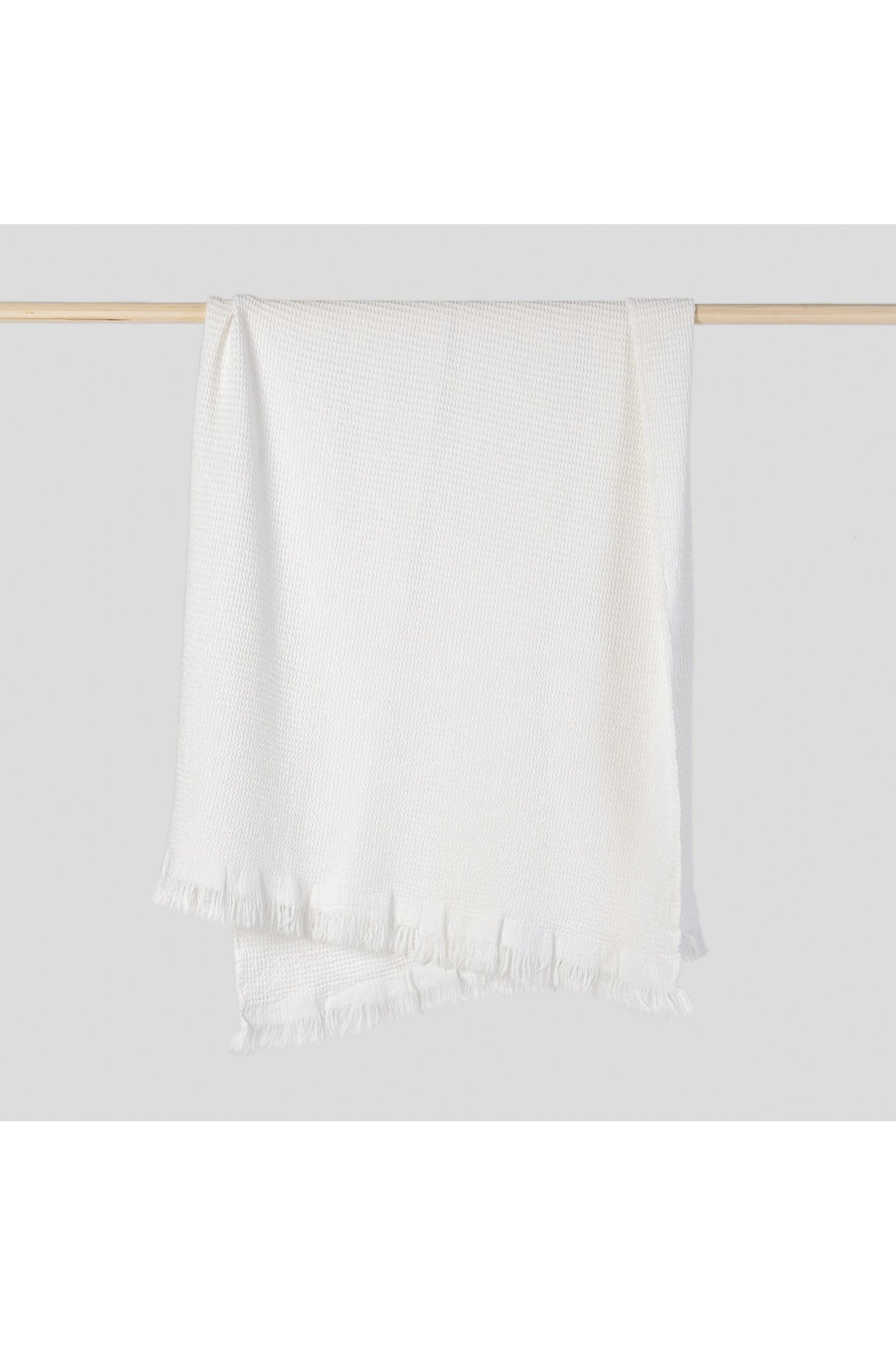 Pokoloko Wave White Towel