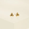 Lover's Tempo Trio Stud Earrings  1DF-SP23024 Gold