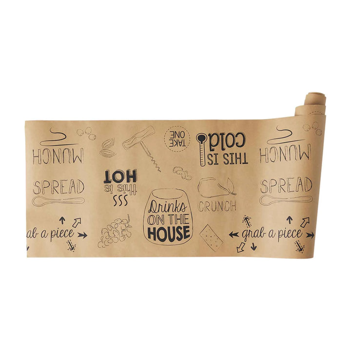 Mud Pie Art Kraft Tablerunner Roll  43900102A