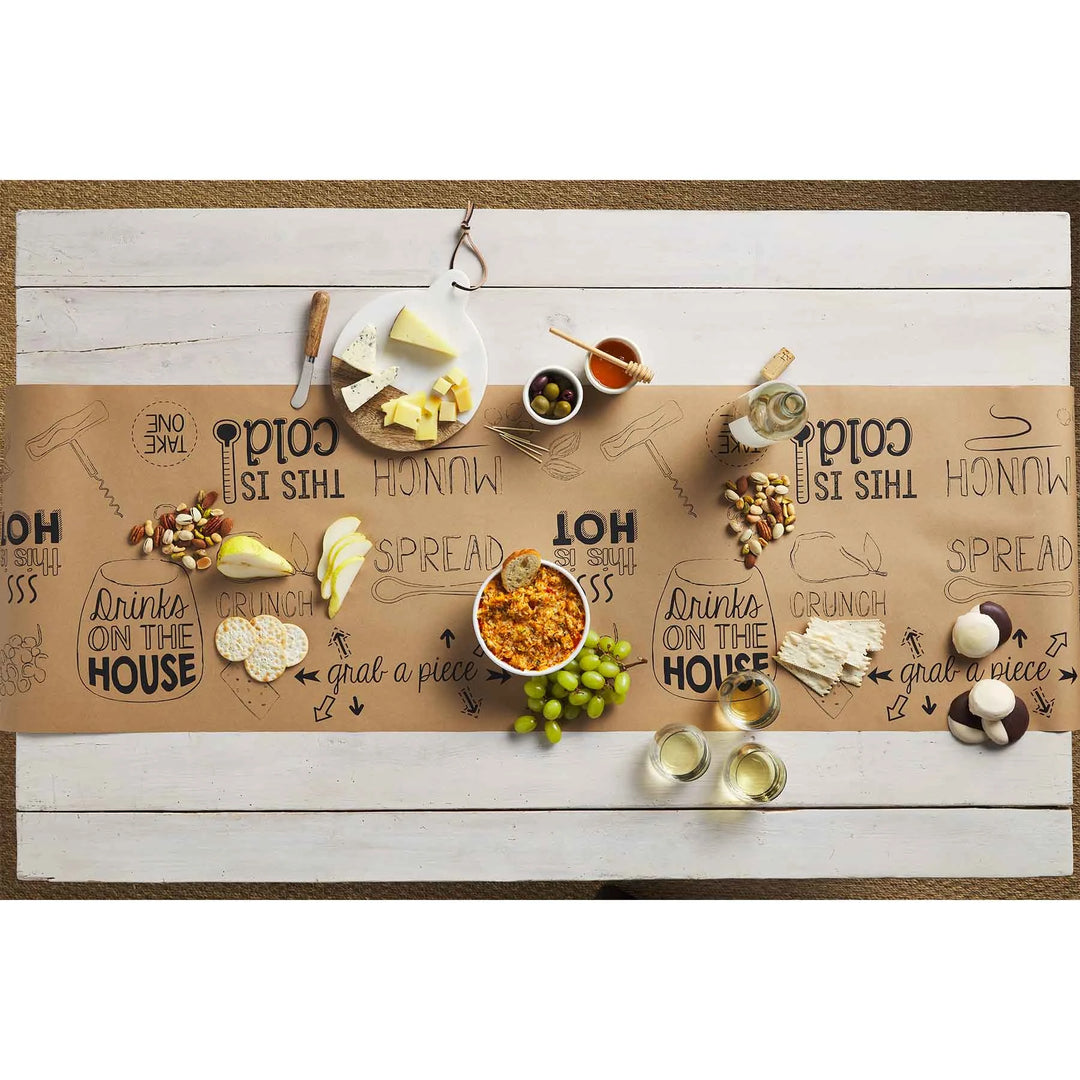 Mud Pie Art Kraft Tablerunner Roll  43900102A