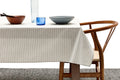 *Meema Tablecloth Grey Stripped