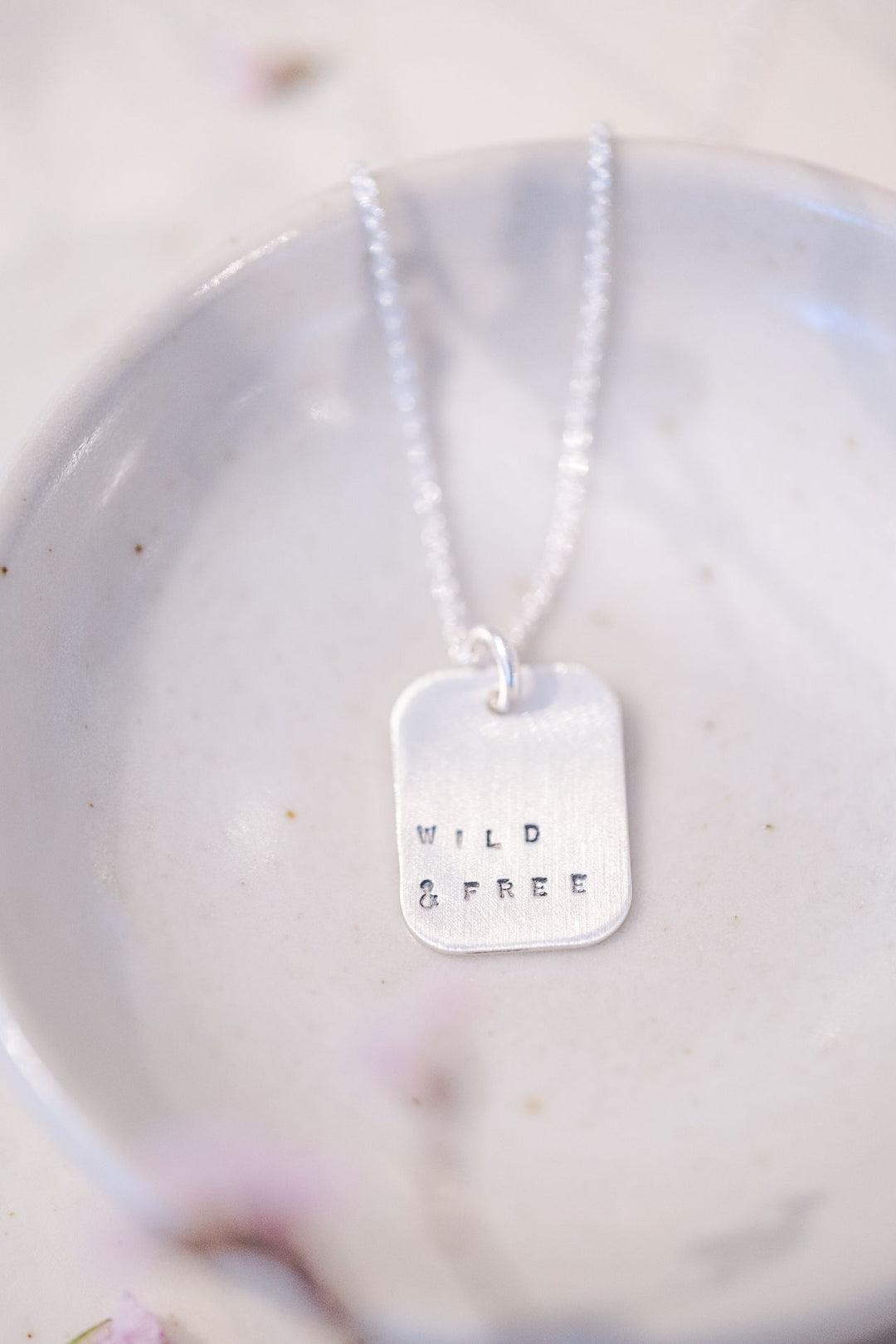 Andrea Waines Square Necklace on Chain N249*