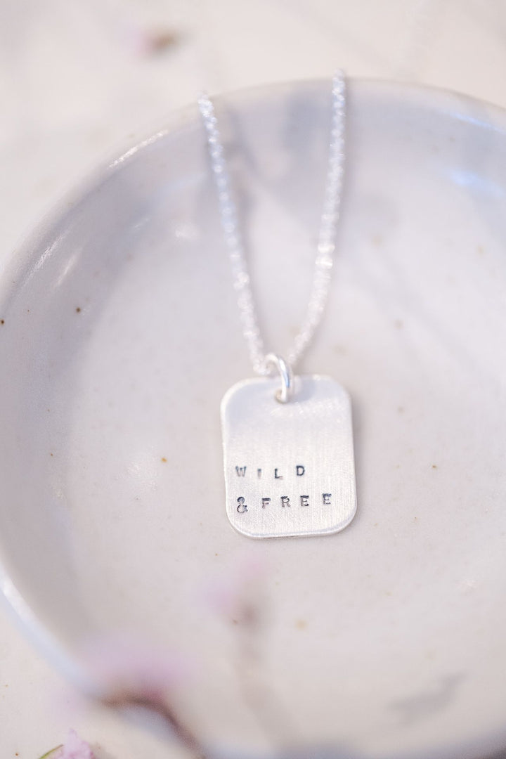 Andrea Waines Square Necklace on Chain N249*
