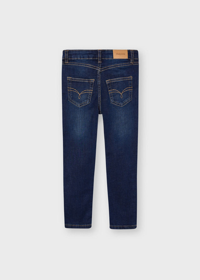 Mayoral Girls Basic Denim Jeggings    527-60    Oscuro