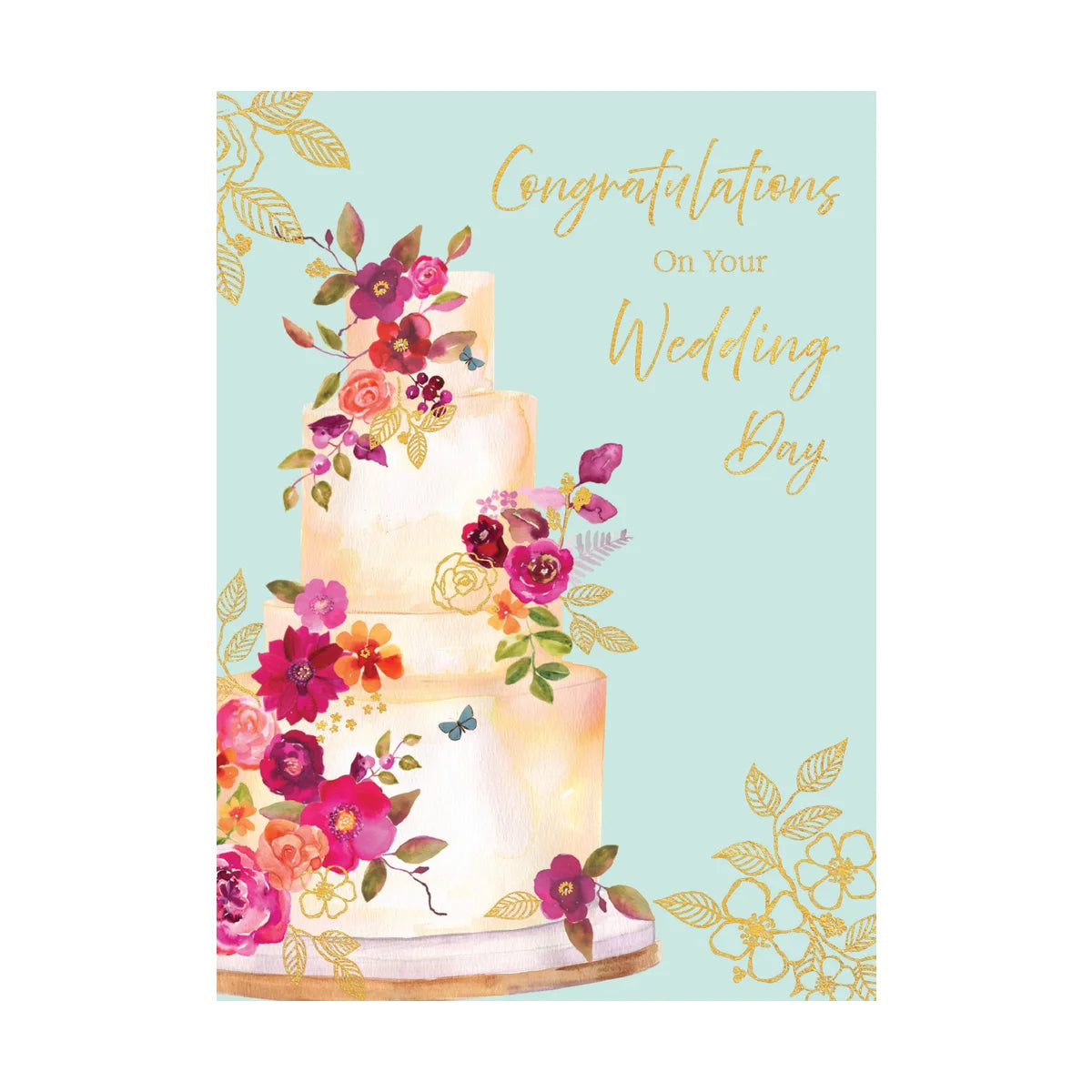 Calypso CC1936 Flowery Wedding Cake*