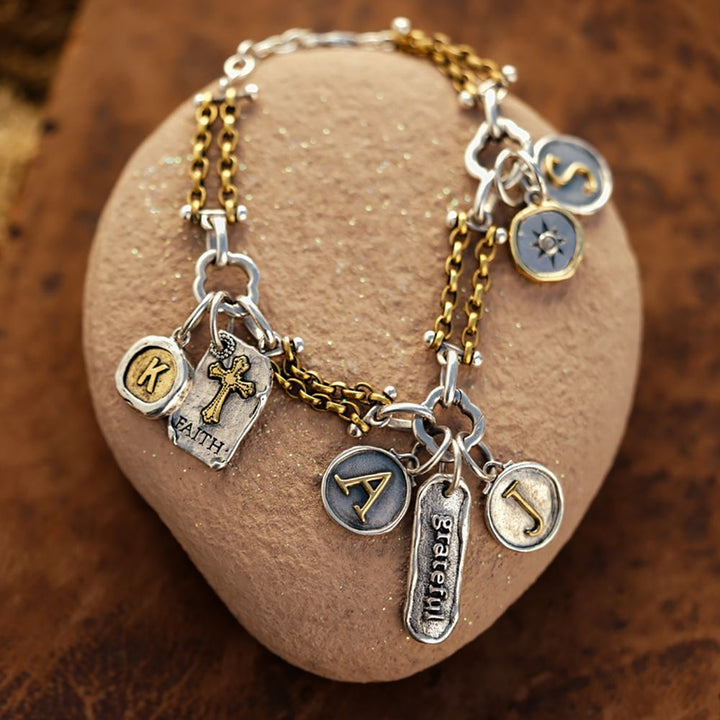 Waxing Poetic Chancery Insignia Initial Charm*