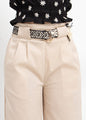 Mayoral Girls Cropped Pant with Belt  3506-86 Almendra