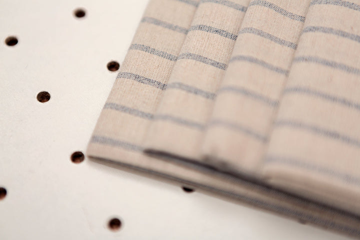 Meema Napkins Set Of 4 - Natural Stripe*
